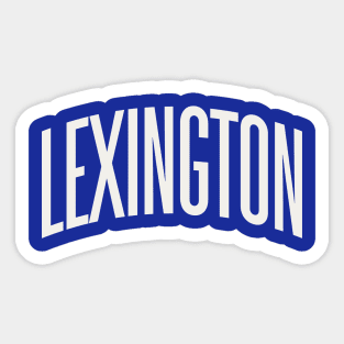 Lexington KY Kentucky College Type University Sticker